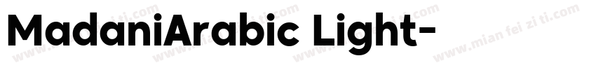 MadaniArabic Light字体转换